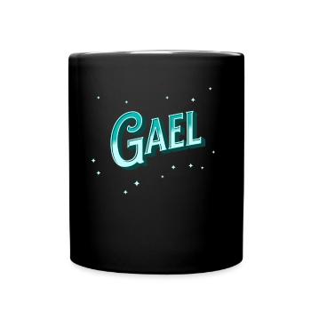 Nom Gael personnalisé - Mug uni - noir - Devant