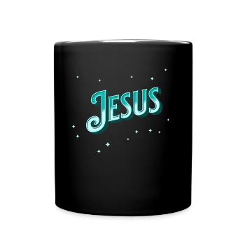 Le nom de Jésus personnalisé - Mug uni - noir - Devant