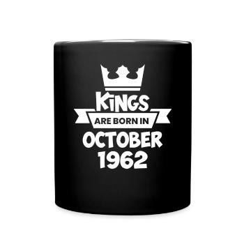 Octobre 1962 - Cadeau du 60e anniversaire. Légende. - Mug uni - noir - Devant
