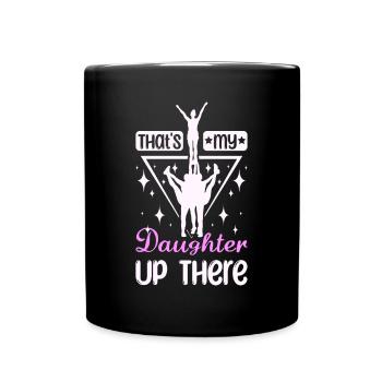 C’est ma fille de joie là-haut - Mug uni - noir - Devant