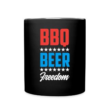 America USA American American - Full Colour Mug - black - Front