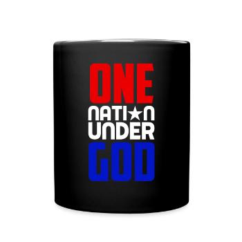 Amérique États-Unis Américain Américain - Mug uni - noir - Devant