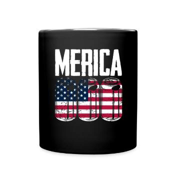 Amérique États-Unis Américain Américain - Mug uni - noir - Devant