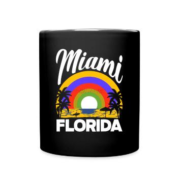 Florida - Full Colour Mug - black - Front