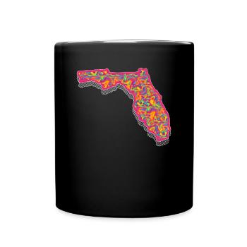 Florida - Full Colour Mug - black - Front