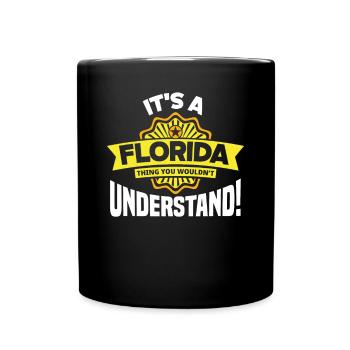 Florida - Full Colour Mug - black - Front