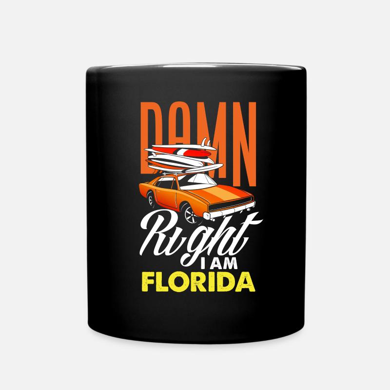 Florida - Tasse einfarbig - Schwarz