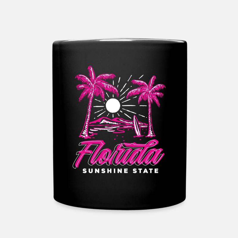Florida - Tasse einfarbig - Schwarz