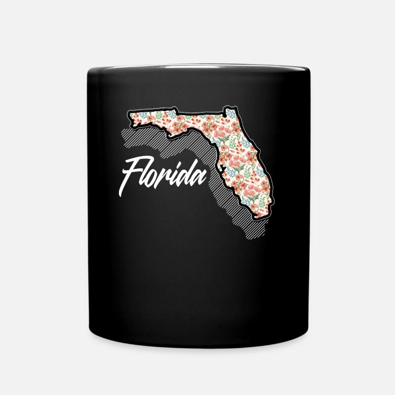 Florida - Tasse einfarbig - Schwarz