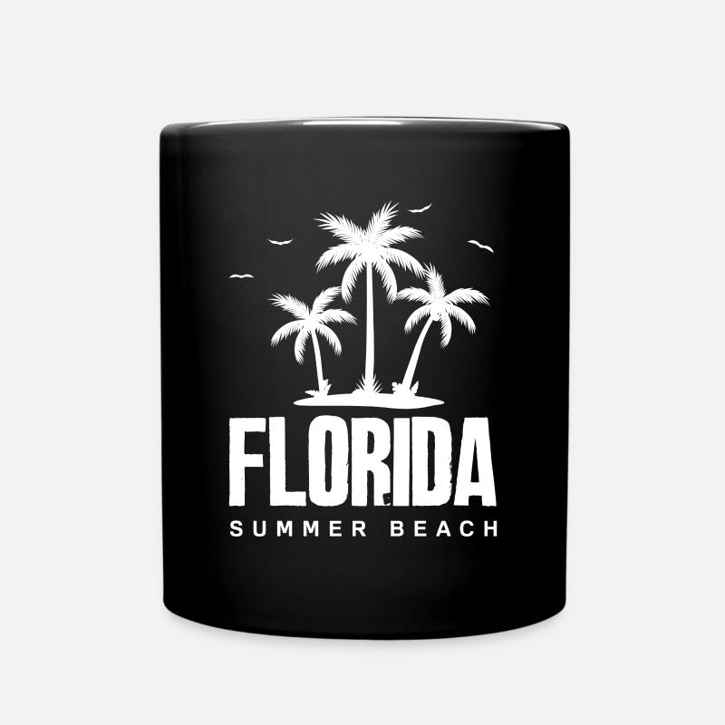 Florida - Tasse einfarbig - Schwarz