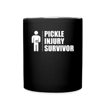 Pickleball Injury Survivor Shirt - Full Colour Mug - black - Front