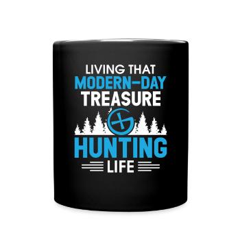 Geocaching Geocacher Cadeau - Mug uni - noir - Devant