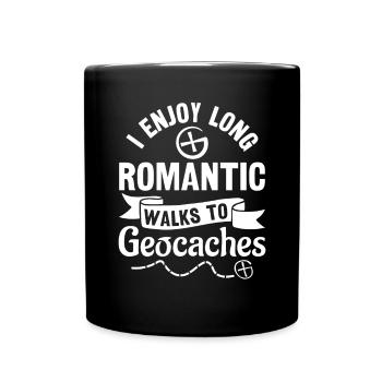 Geocaching Geocacher Cadeau - Mug uni - noir - Devant