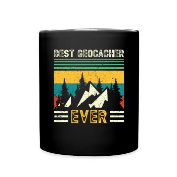 Geocaching Geocacher Cadeau - Mug uni - noir - Devant