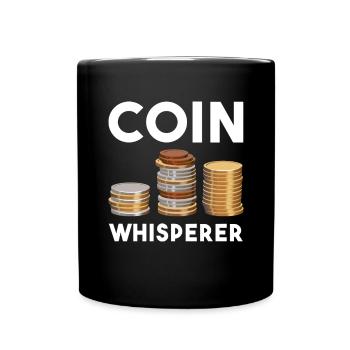 Numismatic Coin Collecting Gift - Full Colour Mug - black - Front