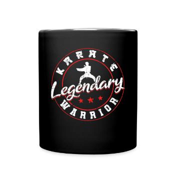 Karate Black Belt Gi Uniform - Tasse einfarbig - Schwarz - Vorne