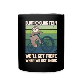 Enduro MTB Mountain Bike Riding - Tasse einfarbig - Schwarz - Vorne