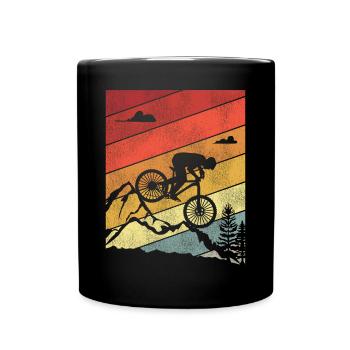 Enduro VTT VTT Équitation - Mug uni - noir - Devant