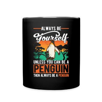 Pingouin Cadeau Pingouin - Mug uni - noir - Devant