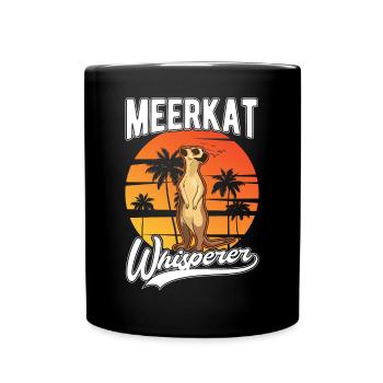 Erdmännchen Flüsterer Meerkat Whisperer - Mug uni - noir - Devant