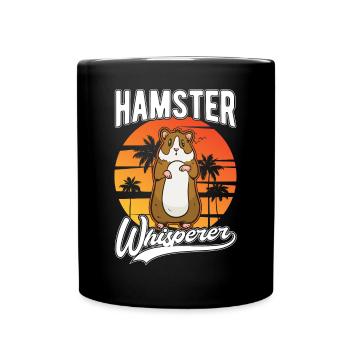 Hamster Whisperer Golden Hamster Hamster - Full Colour Mug - black - Front