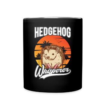 Hedgehog Whisper Hedgehog Whisperer - Full Colour Mug - black - Front