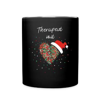Therapeut Therapie Psychologe Weihnachtsoutfit - Tasse einfarbig - Schwarz - Vorne