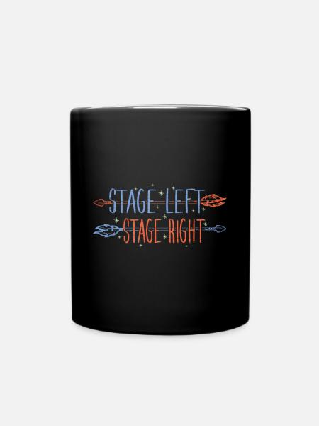 Theater Schauspieler Musical - Tasse einfarbig - Schwarz
