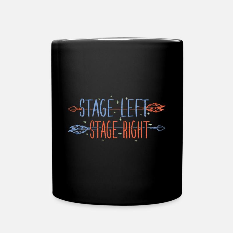 Theater Schauspieler Musical - Tasse einfarbig - Schwarz