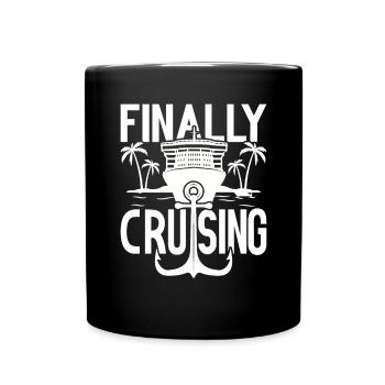 Croisière Croisière Vacances Mer - Mug uni - noir - Devant