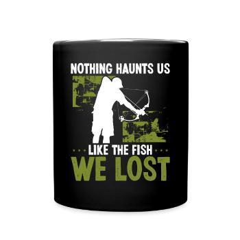 Le pêcheur à l’arc nous hante comme le poisson que nous avons perdu La pêche à l’arc - Mug uni - noir - Devant