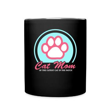 Chat Maman Chat Maman Chats Chat Propriétaire Cadeau - Mug uni - noir - Devant