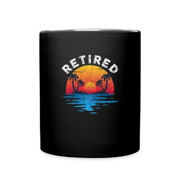 Retirement - Full Colour Mug - black - Front