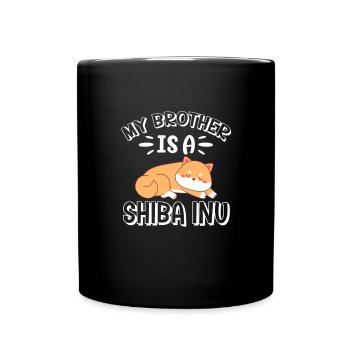 Shiba Inu - Full Colour Mug - black - Front