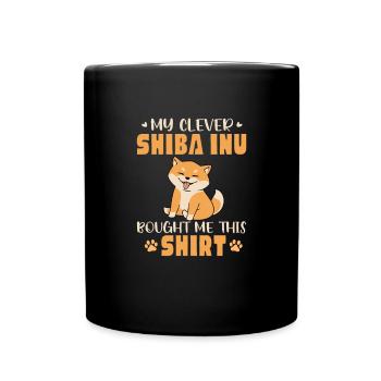 Shiba Inu - Full Colour Mug - black - Front
