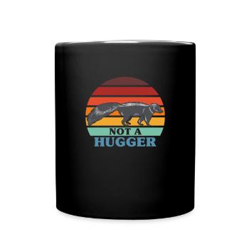 Stinktier - Tasse einfarbig - Schwarz - Vorne
