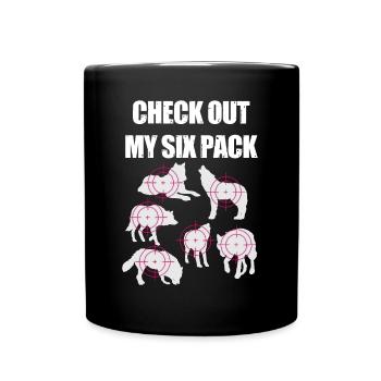 Coyote Hunting Coyote Hunters - Full Colour Mug - black - Front