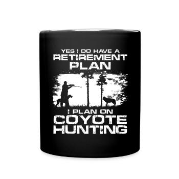 Coyote Hunting Coyote Hunter Coyote - Full Colour Mug - black - Front