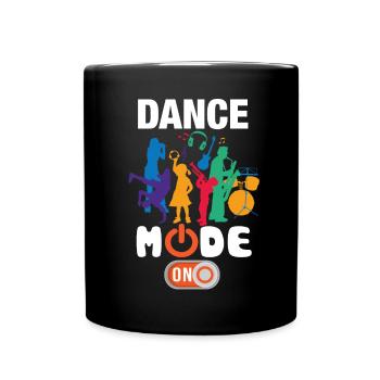 Funny Dance Mode On - Full Colour Mug - black - Front