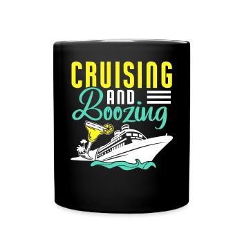 Croisière Croisière Vacances Mer - Mug uni - noir - Devant