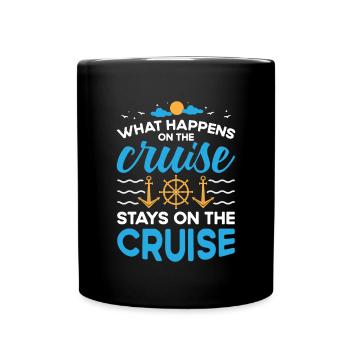 Croisière Croisière Vacances Mer - Mug uni - noir - Devant