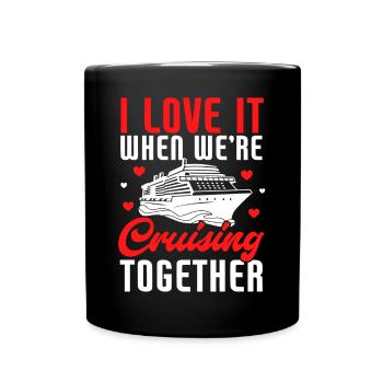Croisière Croisière Vacances Mer - Mug uni - noir - Devant