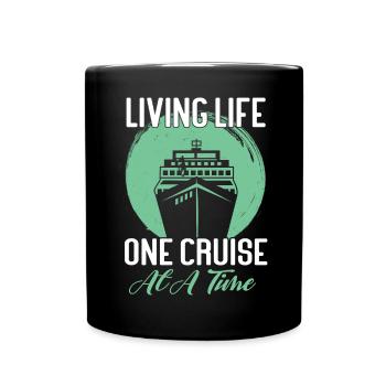 Croisière Croisière Vacances Mer - Mug uni - noir - Devant