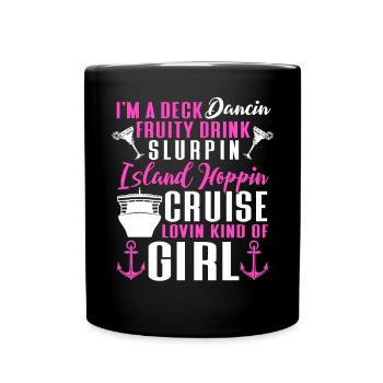 Croisière Croisière Vacances Mer - Mug uni - noir - Devant