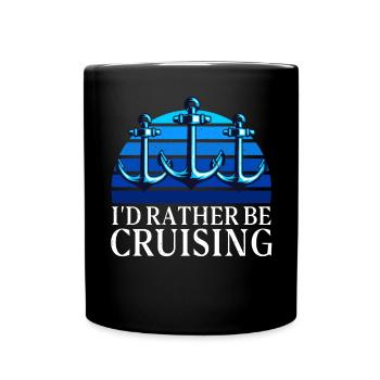 Croisière Croisière Vacances Mer - Mug uni - noir - Devant