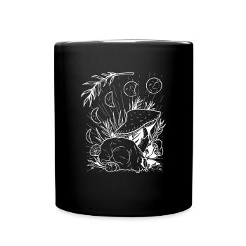 Mushroom Collector Shirt Gift - Full Colour Mug - black - Front