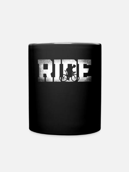 Drôle de vélo de route à vélo - Mug uni - noir