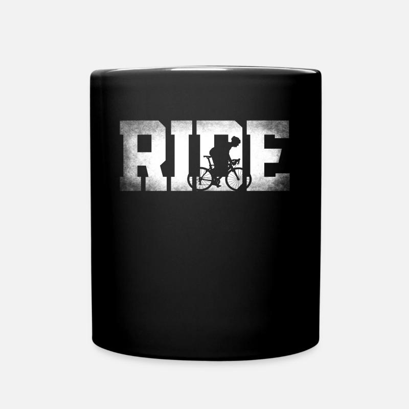 Drôle de vélo de route à vélo - Mug uni - noir
