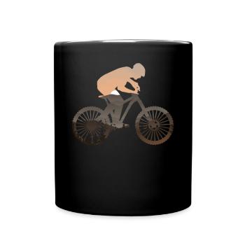 Enduro VTT VTT Équitation - Mug uni - noir - Devant