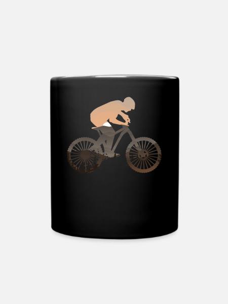 Enduro VTT VTT Équitation - Mug uni - noir